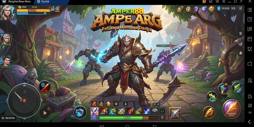 Gameplay seru AMPER88 dengan aksi ARPG yang memukau.