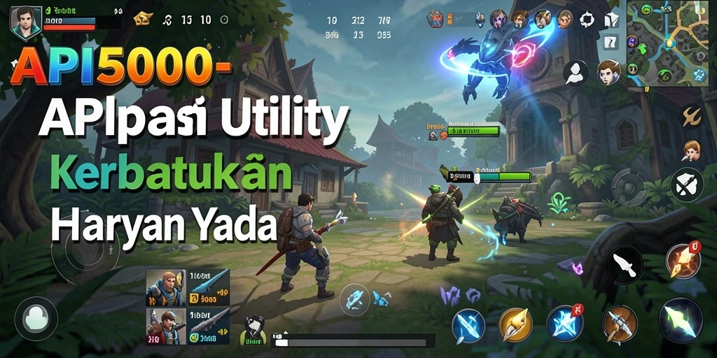 Tampilan antarmuka utama API5000 yang intuitif dan user-friendly.