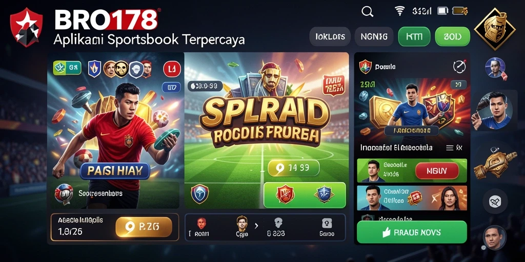 Tangkapan layar utama dari game Sportsbook BRO178 yang menunjukkan pengalaman taruhan.