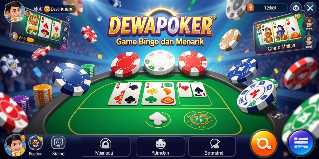 Tampilan seru gameplay DEWAPOKER yang menghadirkan pengalaman Bingo terbaik.