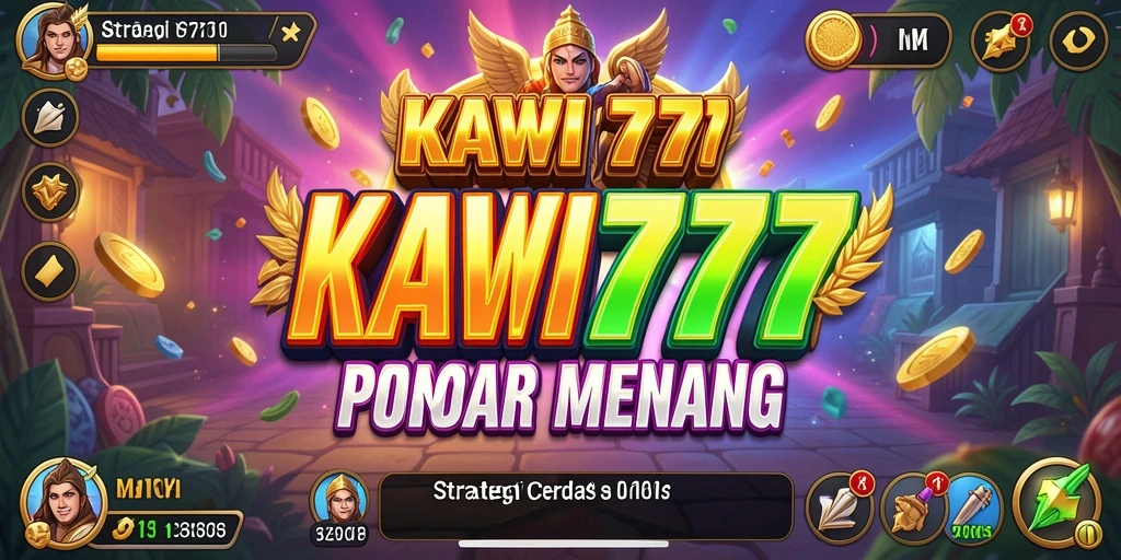Screenshot utama KAWI777 menampilkan gameplay strategi yang seru.