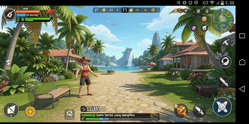 Screenshot gameplay LG111 menampilkan aksi seru dalam game Casual.