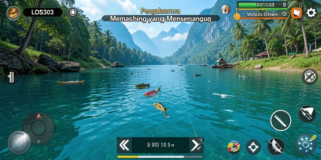 Tangkapan ikan besar di gameplay LOS303 yang realistis.