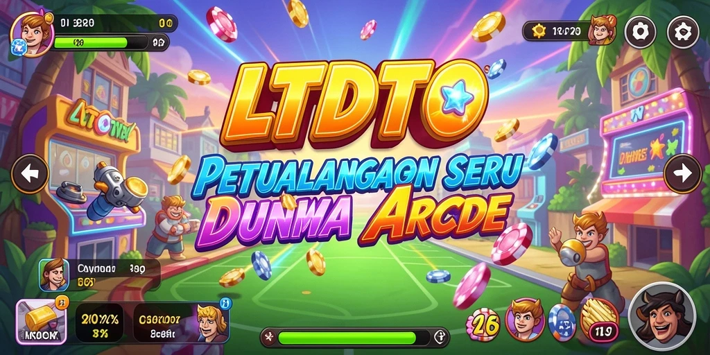 Tampilan gameplay LTDTOTO yang penuh aksi dan warna-warni.