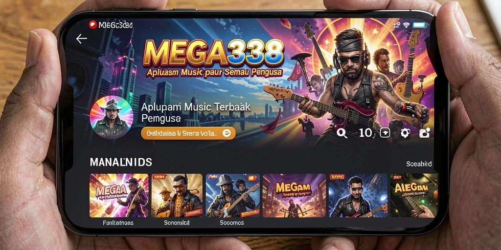 Tampilan gameplay menarik dari MEGA338 dengan berbagai pilihan lagu.