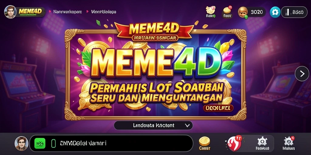 Gameplay slot seru dengan beragam tema dan peluang menang.