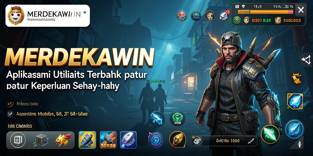 Tampilan aplikasi MERDEKAWIN yang intuitif dan ramah pengguna.