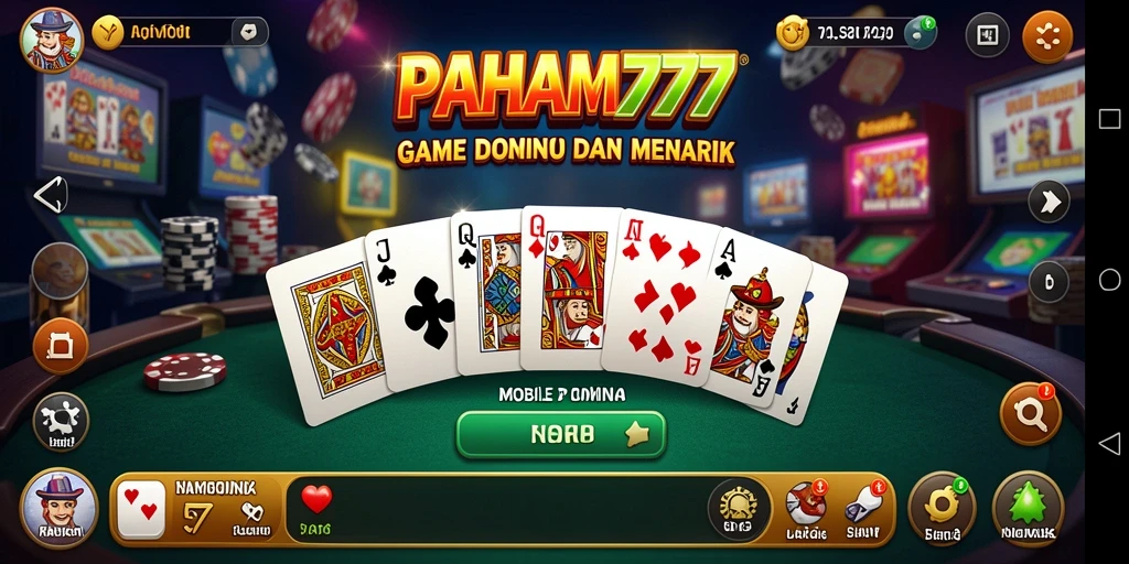Tampilan menarik dari gameplay Domino di PAHAM777.
