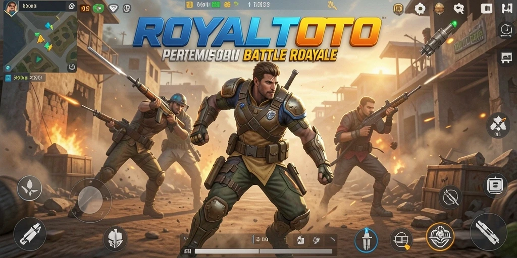 Gameplay seru dalam pertempuran Battle Royale ROYALTOTO.