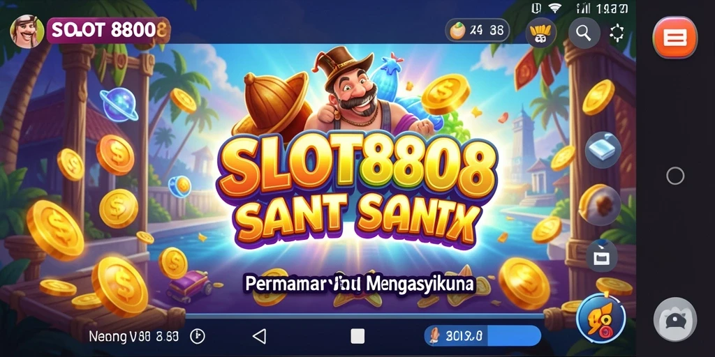 Screenshot utama SLOT8808 menampilkan gameplay seru dan interaktif.