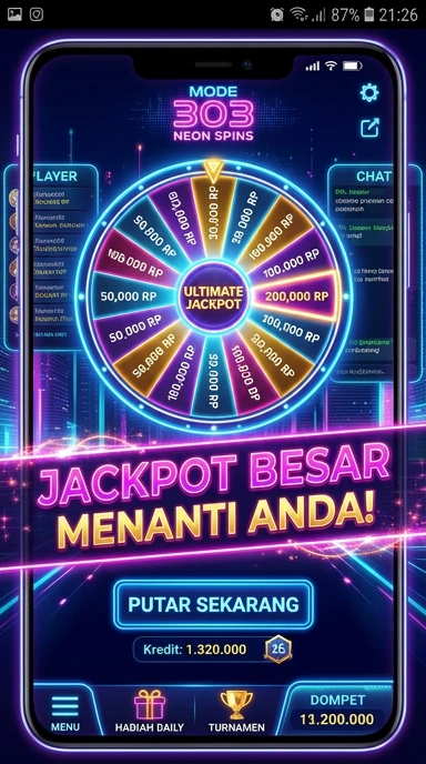 Tampilan antarmuka mode303 yang user-friendly.